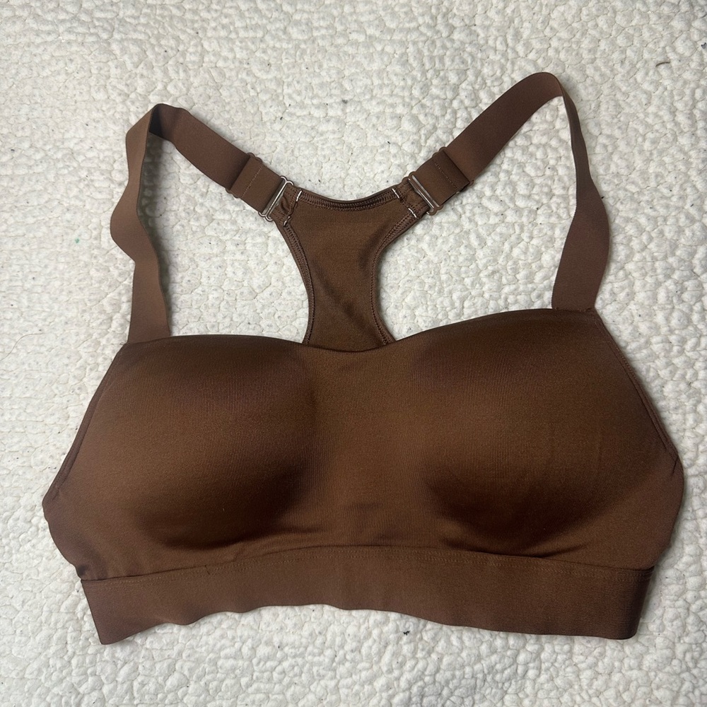 PINK Victoria's Secret Brown Sports Bra
